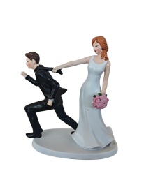 Figurine mire si mireasa "Unde fugi" - Kardasis - Img 1