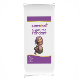 Fondant Alb Fara Zahar, cu Indulcitor, 1kg - Lumea - Img 1