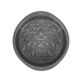Forma de copt rotund cu model Craciun - Wilton - Img 3