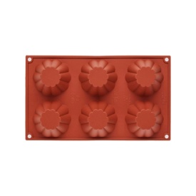 Forma silicon Briose 8 cm, 6 cav. - SilikoMart - Img 3