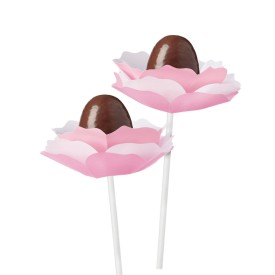 Hartii pentru decorare Pops, acadele model flori 8 buc. - Wilton - Img 2