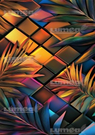 Imagine comestibila tort din Zahar A4 model Tropical 1 - Lumea