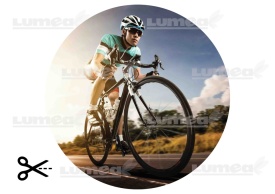 Imagine comestibila tort din Zahar, Biciclist model 2 - Lumea - Img 3