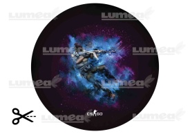 Imagine comestibila tort din Zahar CS:GO model albastru - Lumea - Img 3