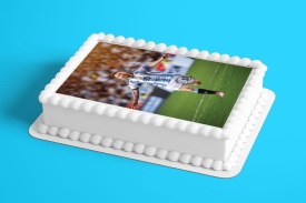 Imagine comestibila tort din Zahar, Messi model 5 - Lumea - Img 2