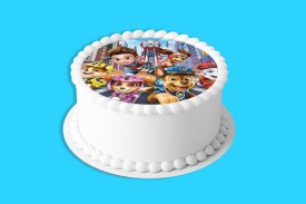 Imagine comestibila tort din Zahar, Paw Patrol echipa impreuna - Lumea - Img 4