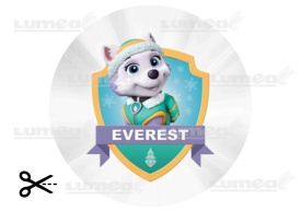 Imagine comestibila tort din Zahar Paw Patrol Everest - Lumea - Img 3