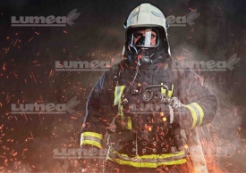 Imagine comestibila tort din Zahar Pompier in actiune - Lumea