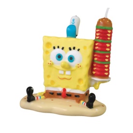 Lumanare aniversara "Spongebob" - Wilton - Img 2