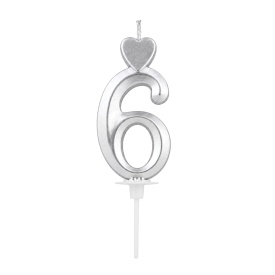 Lumanare Argintiu, nr. "6" - Lumea - Img 2