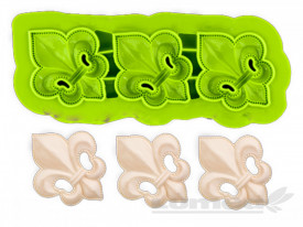 Mulaj silicon dantela model Fleur-de-lis - Lumea