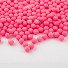 Perle din zahar roz 7mm, 1kg - Lumea