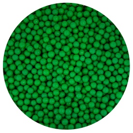 Perle din zahar Verde Craciun 5mm, 80g - Lumea - Img 2