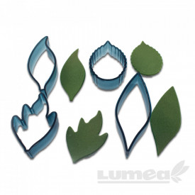 Set decupatoare frunze, 4 buc. - Lumea