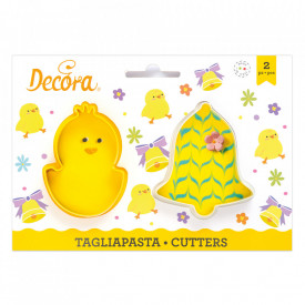 Set decupatoare puisor si clopotel, 2 buc. - Decora