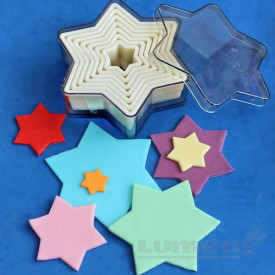 Set decupatoare stelute, 7 bucati - Lumea