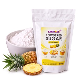 Zahar pudra cu aroma de Ananas, 250g - Lumea