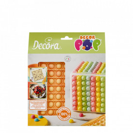 Квадратна силиконова форма POP IT - Decora