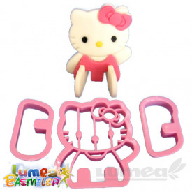 Комплект резачки Hello Kitty, 3 части - The World