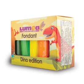 Комплект фондан „Dino mix“, 100 г x 5 бр. – Lumea - Img 6