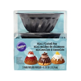 Комплект формички за печене "Fluted Pan", 3 части - Wilton
