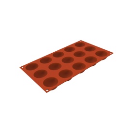 Силиконов молд Semicerc, 4,5 см, 15 кубчета - SilikoMart - Img 2
