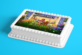 Снимка на ядлива торта от Sugar Cake Halloween Landscape - Светът - Img 2