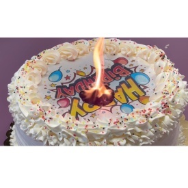 Тънък запалим персонализиран Vafa - Burn Away Cake - Свят - Img 3