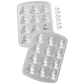 Форма за печене Mini Ursulet, 12 кубчета - Wilton