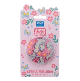 Butterflies and Blossoms Sprinkle Mix, 25g - PME