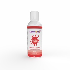 Colorant alimentar gel Rosu capsuna, 200g - Lumea