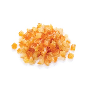 Cuburi de Coaja de Portocala Confiata, 4mm, 100g - Lumea - Img 3