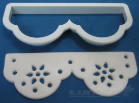 Decupator dantela Clasica cu model - Lumea - Img 2