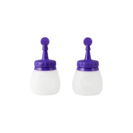 Flacon dozator mini transparent, 2 buc. - Wilton - Img 1