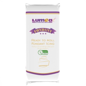 Fondant Alb cu ulei de Cocos, 1kg - Lumea - Img 1