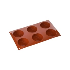 Forma silicon Half-Sphere mare, 7 cm - SilikoMart - Img 1