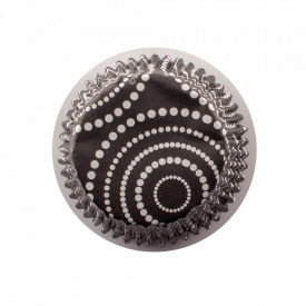 Hartii briose ColorCups Model negru cu cercuri albe 36 buc. - Wilton