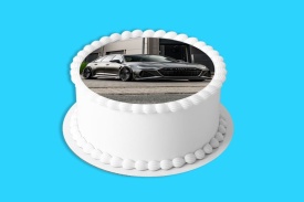 Imagine comestibila tort din Zahar, Audi model 4 - Lumea - Img 4