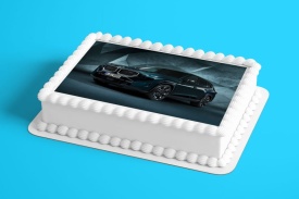 Imagine comestibila tort din Zahar BMW SUV modern - Lumea - Img 2