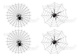 Imagine comestibila tort din Zahar Halloween Panza de Paianjen - Lumea