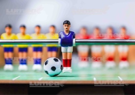 Imagine comestibila tort din Zahar Joc de Foosball - Lumea