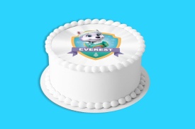 Imagine comestibila tort din Zahar Paw Patrol Everest - Lumea - Img 4