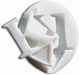 Mulaj silicon litera "K" - SilikoMart