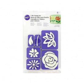 Set Imprimanta cu diferite Flori, 5 buc. - Wilton - Img 1