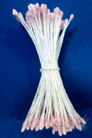 Stamine перлено розов цвят 3 мм, 240 броя - Светът - Img 3