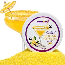 Zahar decor pentru Cocktailuri cu aroma de Vanilie, 250g - Lumea