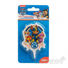 Свещ за рожден ден Paw Patrol, 2D - deKora