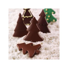Силиконова форма за шоколад "Choco Pine" - SilikoMart - Img 3
