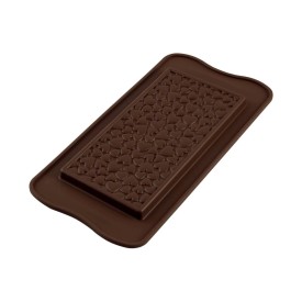 Силиконова форма за шоколад "Love Choco Bar" - SilikoMart - Img 2
