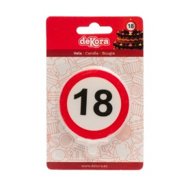 Юбилейна свещ "18" - deKora